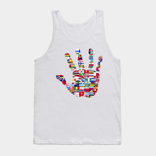 ALL FLAGS TOGETHER Tank Top by LegnaArt